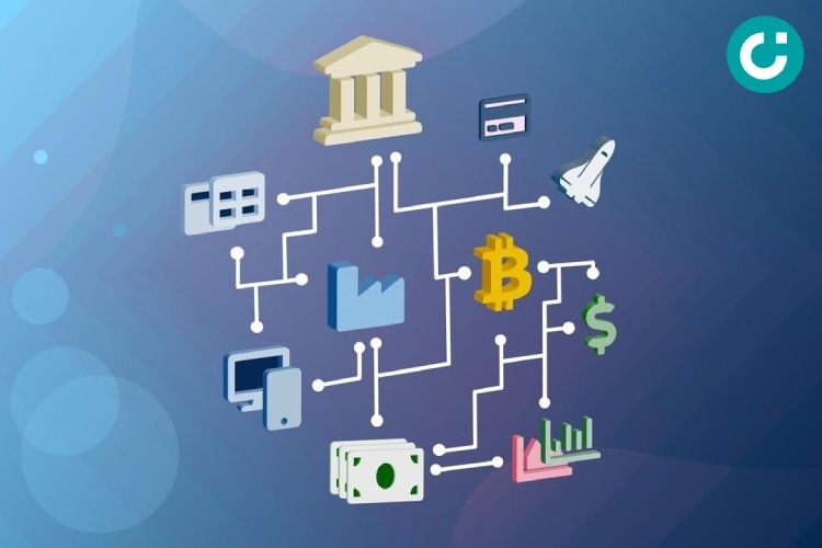 DeFi (tài chính phi tập trung) là một hệ sinh thái gồm các ứng dụng tài chính được xây dựng trên blockchain.