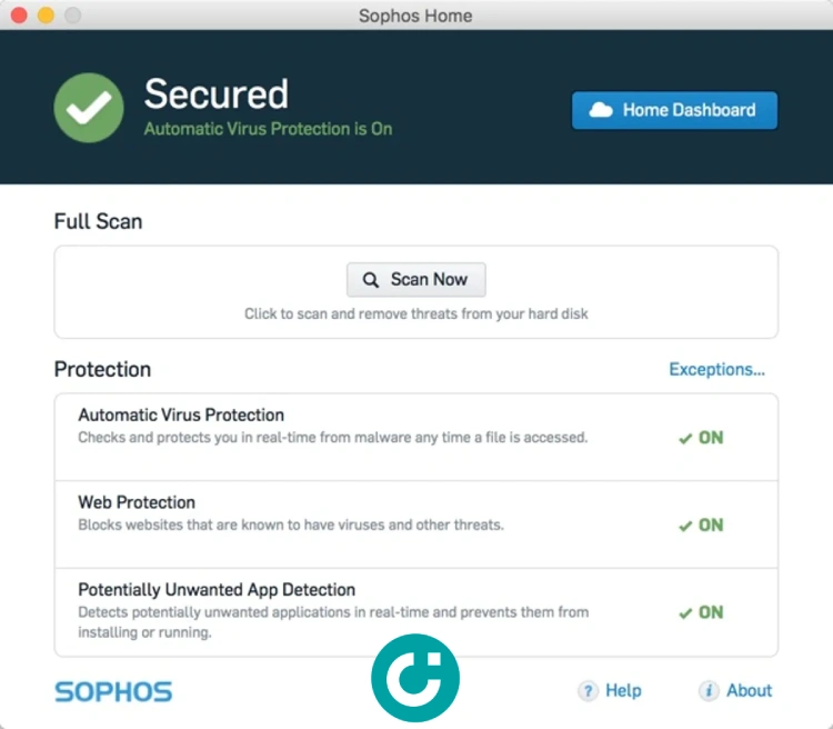 Sophos Anti-Virus vẫn giúp bạn bảo mật macOS khá tốt