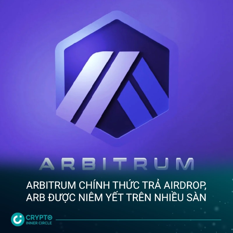 Arbitrum chính thức trả airdrop, ARB được niêm yết trên nhiều sàn Crypto 
