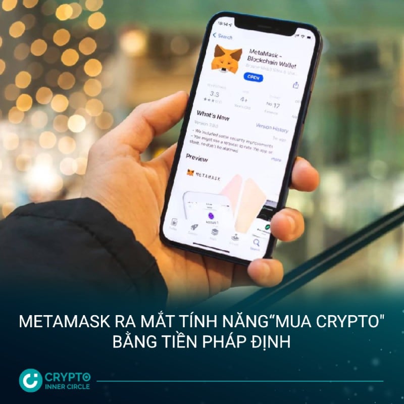 MetaMask giới thiệu tính năng “mua Crypto" bằng tiền pháp định