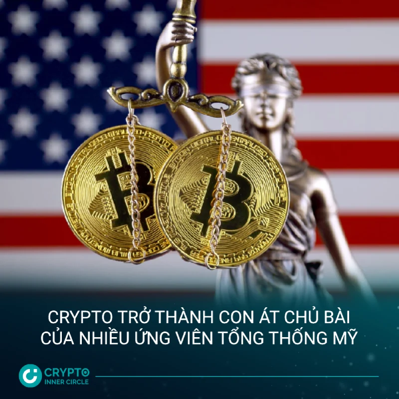 Crypto trở thành con át chủ bài của nhiều ứng viên Tổng thống Mỹ