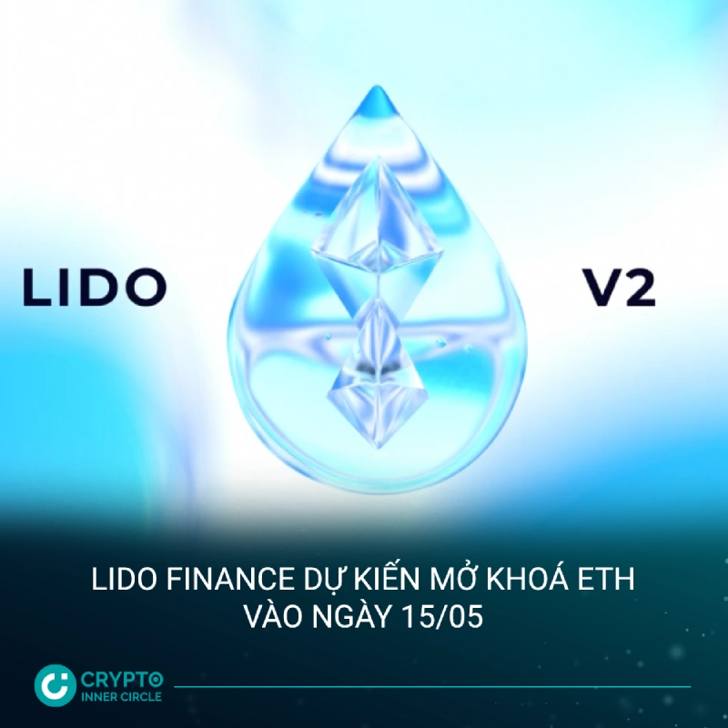 Lido Finance dự kiến mở khoá ETH vào ngày 15/05