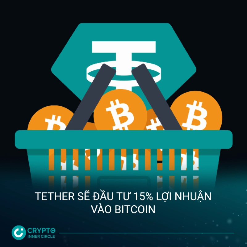 Tether sẽ đầu tư 15% lợi nhuận vào Bitcoin