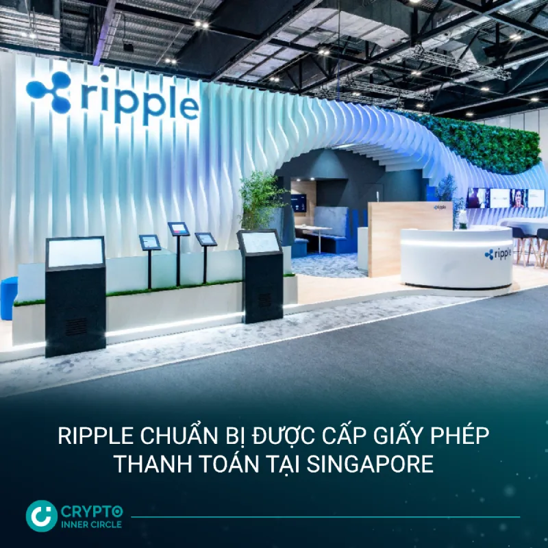 Ripple chuẩn bị được cấp giấy phép thanh toán tại Singapore